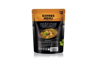 Expres Menu Hovězí vývar s masem a zeleninou 600 g